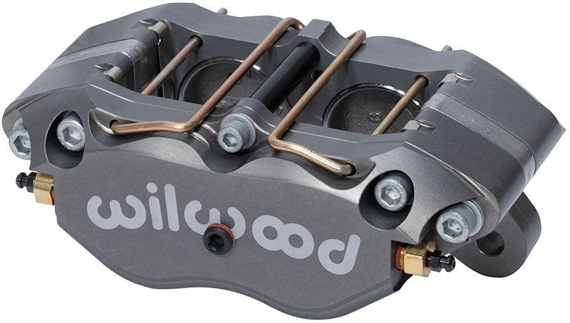 WILWOOD 1.75"/1.75" Bore Size, 0.38" Disc Width, 7812 Pad Plate Wilwood 4 Piston Dynapro Lug Mount Caliper WB120-9695-SI SR