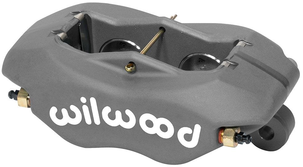 WILWOOD 1.75"/1.75" Bore Size, 0.81" Disc Width, 7112 Pad Plate Wilwood 4 Piston Lug Mount Forged Billet Dynalite Caliper (Grey) WB120-6816 SR