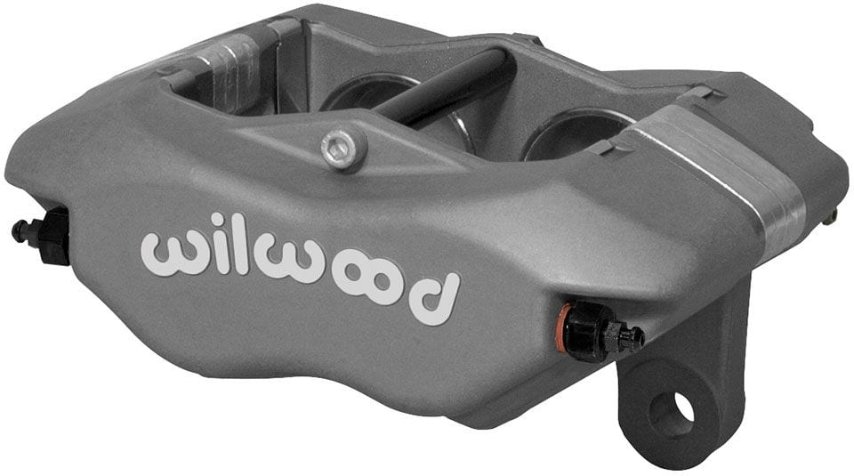 WILWOOD 1.75"/1.75" Bore Size, 0.81" Disc Width, 7816 Pad Plat Wilwood 4 Piston Forged Narrow Dynalite Caliper WB120-11572-SI SR