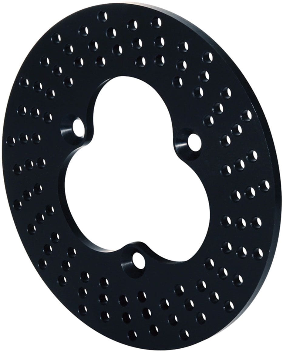 WILWOOD 10.20" Dia, 0.31" Width, .516" Hole Type, 3 x 5.00" Bolt Circle Wilwood 3 Bolt Mount Aluminium Sprintcar/Speedcar Rotor - Drilled WB160-3411 SR