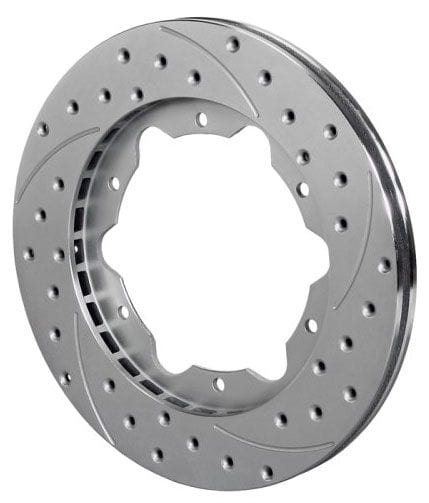 WILWOOD 10.75" Dia, 0.81" Width, .325" Hole Type, 6 x 6.25" Bolt Circle, 5.59 Wilwood 6 Bolt SRP Drilled & Slotted Performance Rotor (L/H) 30 Vanes WB160-7098 SR