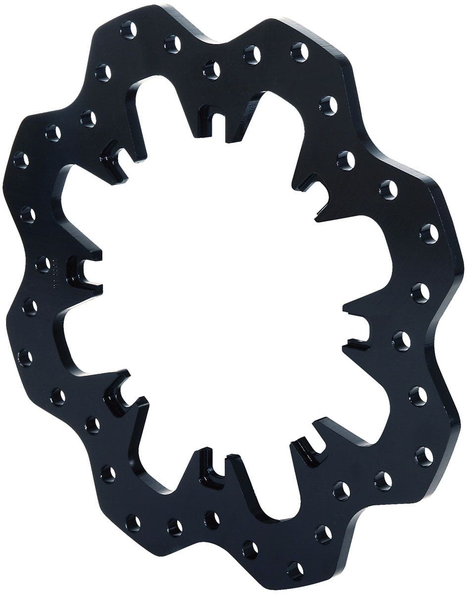 WILWOOD 11.75" Dia, 0.35" Width, Slot Hole Type, 8 x 7.00" Bolt Circle, 6.56" Wilwood 8 Bolt Dynamic Mount Drilled Steel Rotor - Scallop WB160-5855 SR