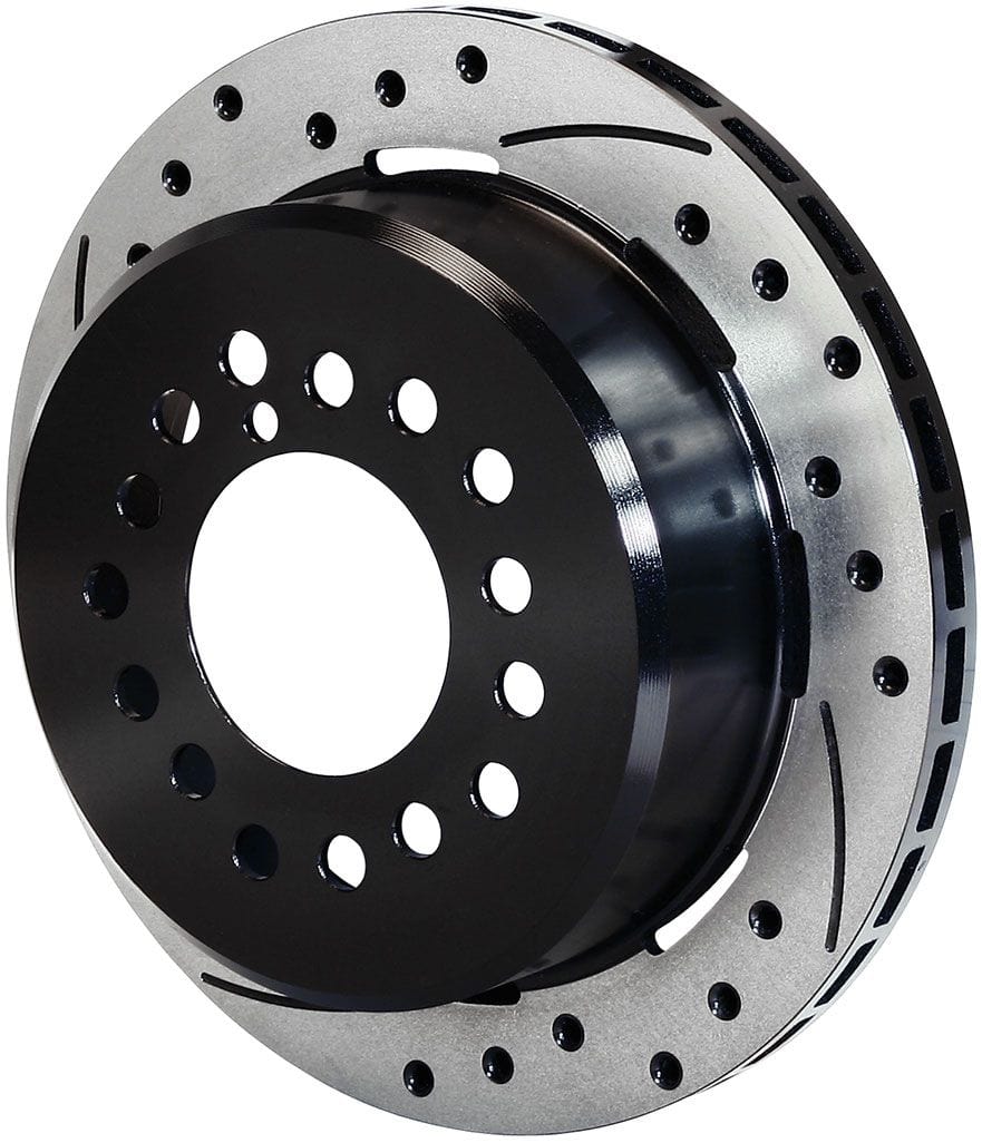 WILWOOD 12.19" Dia, 0.81" Width, 3.06" Lug I.D, 7.24 I.D, 2.32" Offset Wilwood SRP Drilled Performance Rotor & Hat R/H- 32 Vanes WB160-9814-BK SR