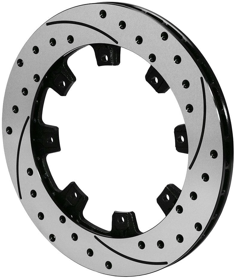 WILWOOD 12.19" O.D x 0.81" Thick, 0.326" Hole Size, 8 x 7.00" Bolt Circle, 6. Wilwood SRP Drilled Performance Rotor R/H WB160-7103-BK SR