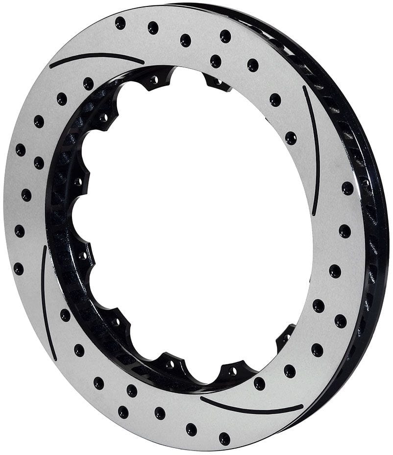 WILWOOD 14.00" O.D x 1.10" Thick, 0.251" Hole Size, 12 x 8.75" Bolt Circle, 8 Wilwood SRP Drilled Performance Rotor R/H WB160-8400-BK SR
