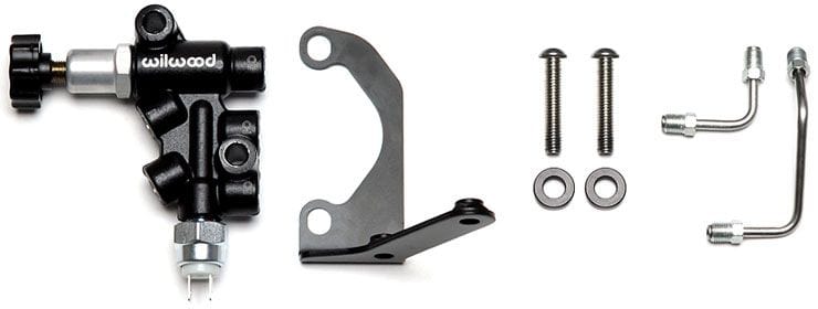 WILWOOD 4-Ports With Adjustable Knob, Brake Switch, Mounting Bracket & Hard L Wilwood Proportioning Valve WB260-15048 SR