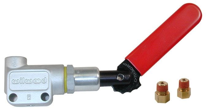 WILWOOD Also Includes Tube Nut Adapters for Installation of 3/8" Tubing Wilwood Lever Style Proportioning Valve with 1/8-27 NPT Inlets WB260-8420 SR