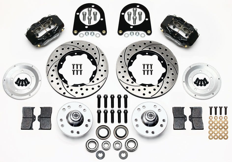 WILWOOD Suit 37-34 Ford & Various Model Wilwood Forged Dynalite Pro Series Front Dust Boot Brake Kit WB140-11013-D-DB SR