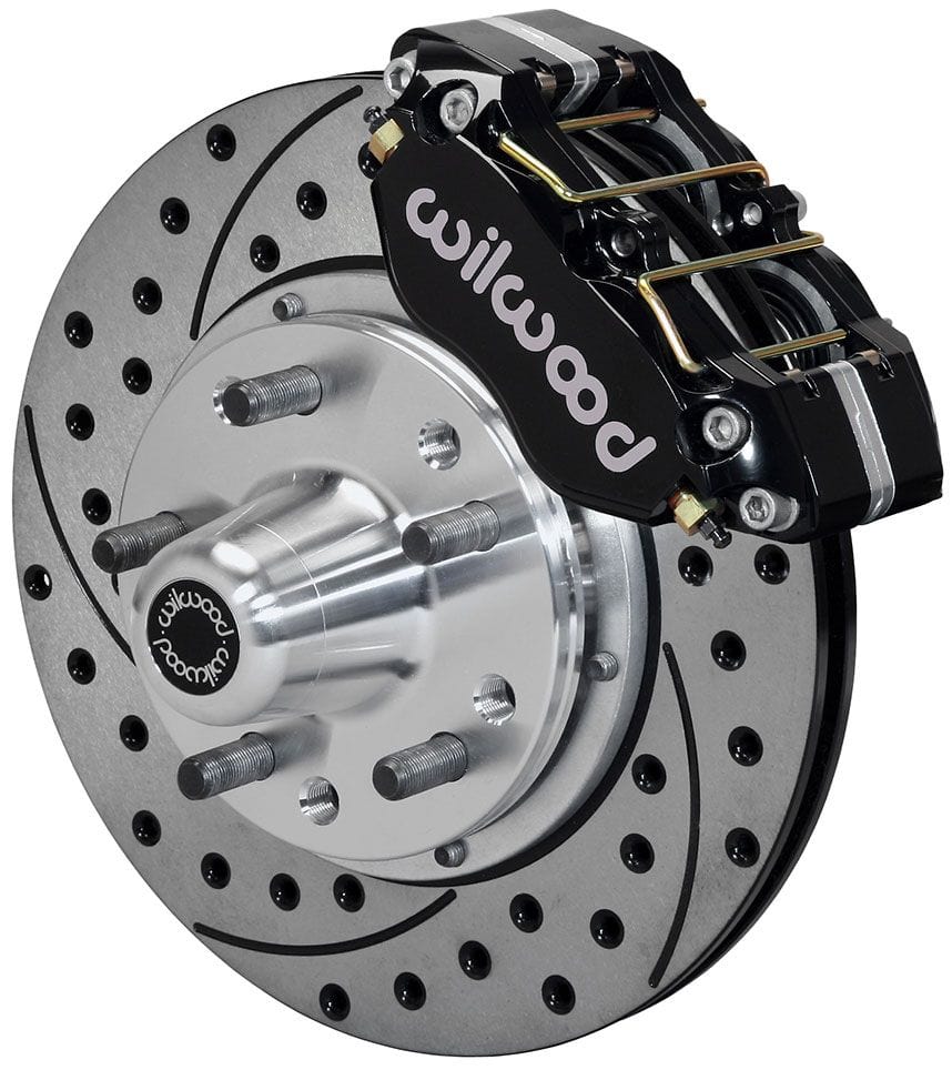WILWOOD Suit 63-69 Ford Fairlane, Falcon, Ranchero, Torino & 63-67 Mercury Co Wilwood Dynapro Dust-Boot Front Brake Kit - 4-Piston 11" WB140-13343-D SR