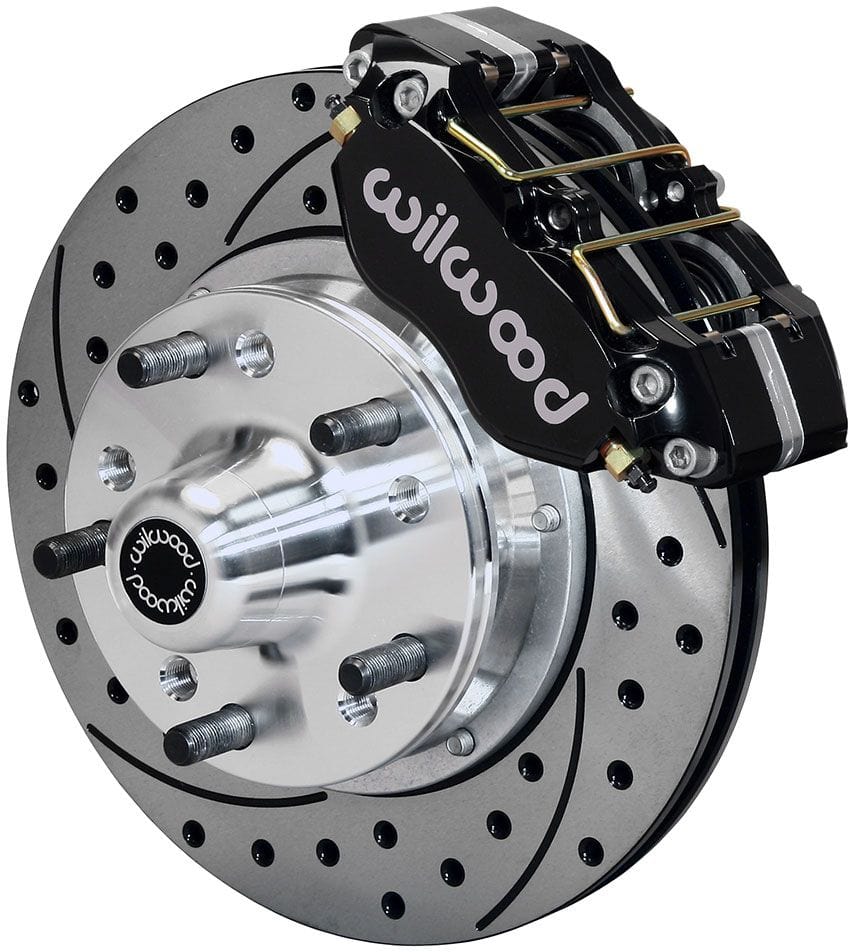 WILWOOD Suit 67-72 Camaro/Chevelle, 64-73 Buick, 64-74 Oldsmobile, 64-74 Pont Wilwood Dynapro Dust-Boot Front Brake Kit - 4-Piston 11" WB140-13202-D SR