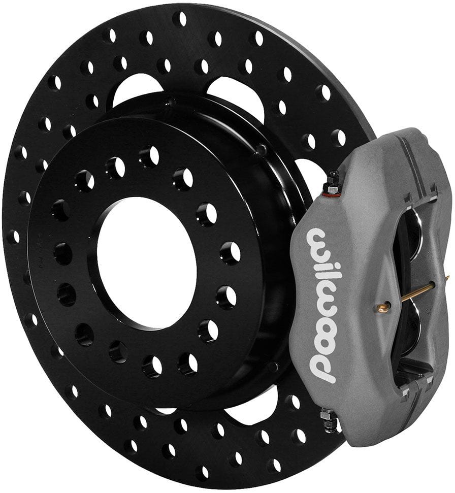 WILWOOD Suit Big Bearing Ford with 2.36" Axle Offset Wilwood Dynalite Drag Race Rear Axle Kit (Drilled Rotor) WB140-0261-BD SR