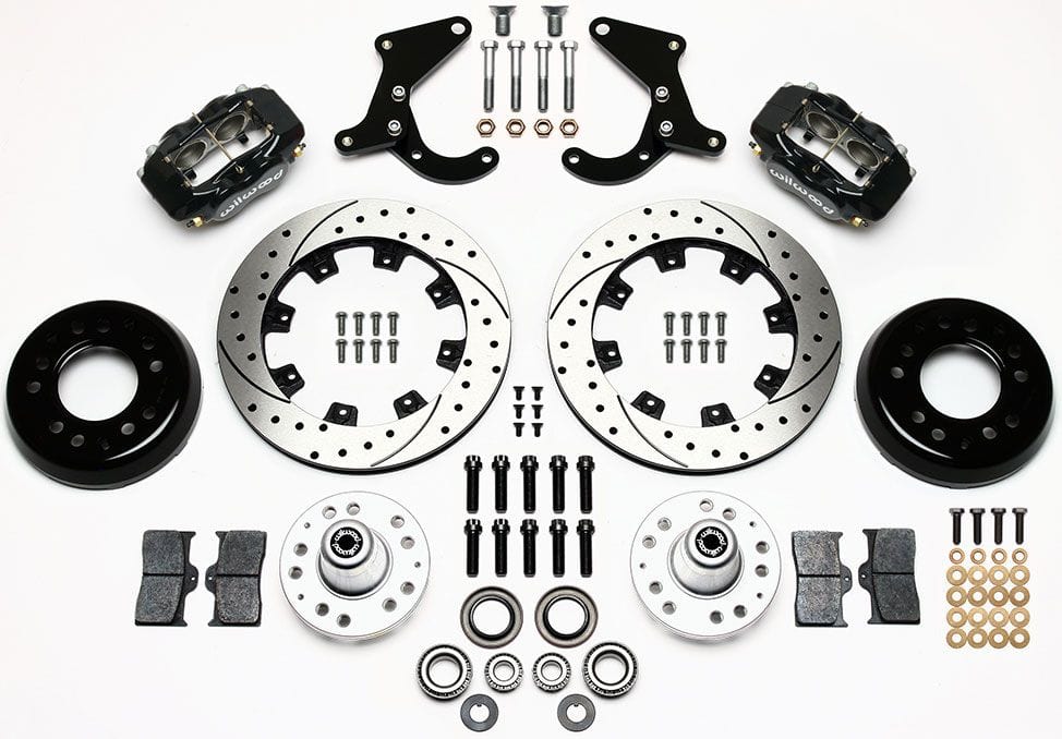WILWOOD Suit Chevrolet 1955-56-57 Wilwood Forged Dynalite Big Brake Front Brake Kit (Hub) WB140-7676-D-DB SR