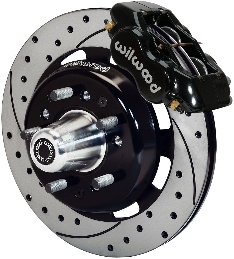 WILWOOD Suit Chevrolet 1955-56-57 Wilwood Forged Dynalite Big Brake Front Brake Kit (Hub) WB140-7676-D-DB SR
