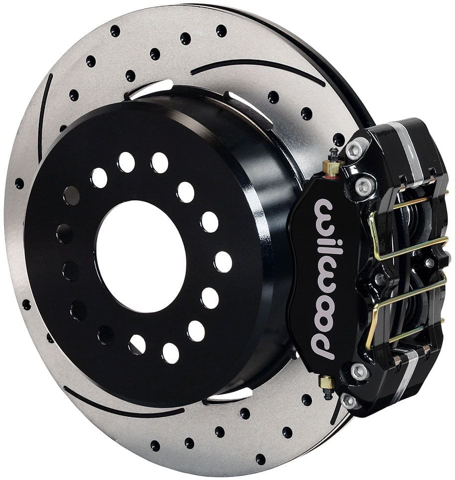 WILWOOD Suit Ford Big Bearing With 2.50 Offset & Internal Park Brake Wilwood Dynapro Dust-Boot Rear Brake Kit - 4-Piston 12.19" WB140-13207-D SR