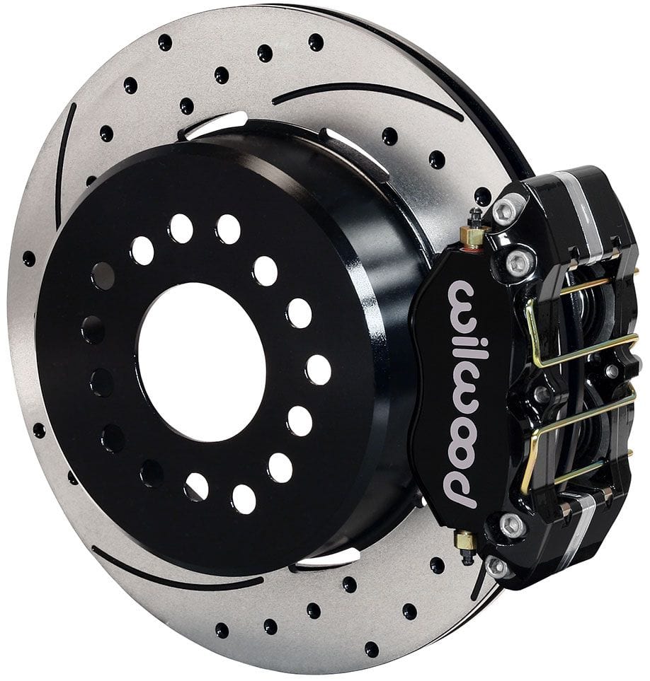 WILWOOD Suit Ford Small Bearing With 2.50 Offset & Internal Park Brake Wilwood Dynapro Dust-Boot Rear Brake Kit - 4-Piston 12.19" WB140-13206-D SR