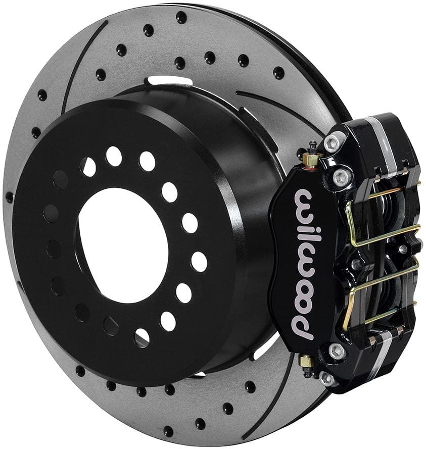 WILWOOD Suit Ford Small Bearing With 2.66 Offset & Internal Park Brake Wilwood Dynapro Dust-Boot Rear Brake Kit - 4-Piston 12.19" WB140-13205-D SR