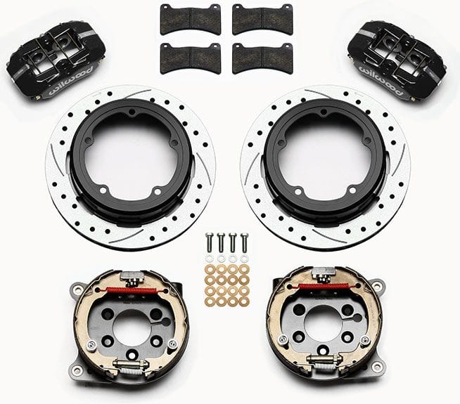 WILWOOD Suit Strange Engineering Rear Floater Kit STF5010 Wilwood Dynapro Low-Profile Rear Parking Brake Kit WB140-13952-D SR