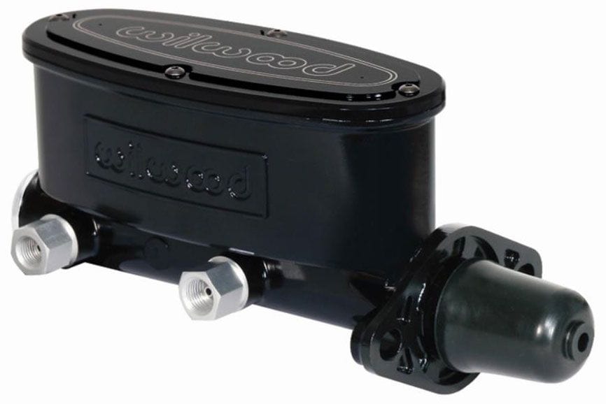 WILWOOD Wilwood 1" Aluminium Tandem Chamber Master Cylinder without Push Rod - Black WB260-8555- SR