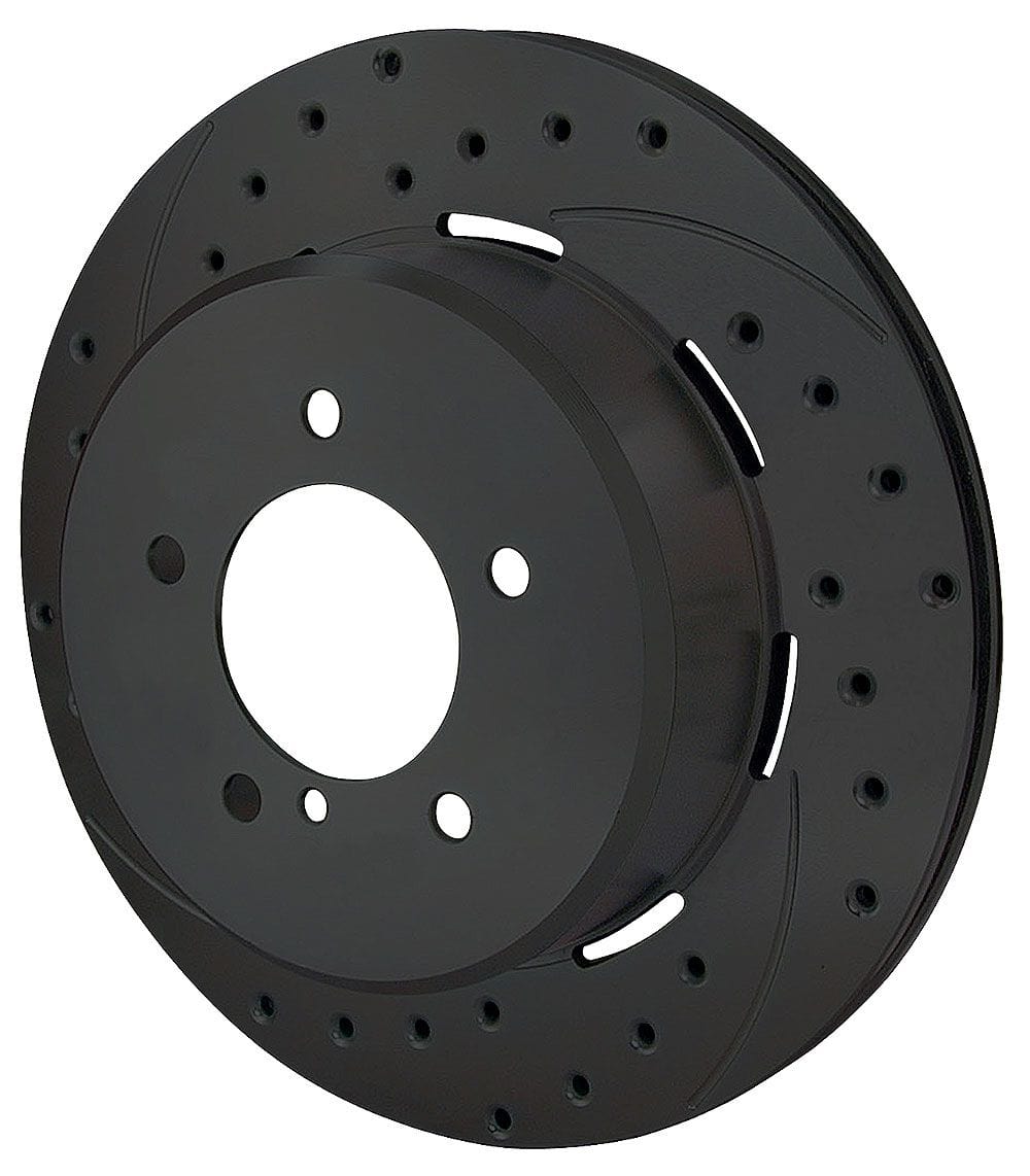 WILWOOD Wilwood SRP Drilled Rotor 12.19", L/H 2.31" OS, .81" Thick, 5 x 4.75" PCD WB160-8745-BK SR