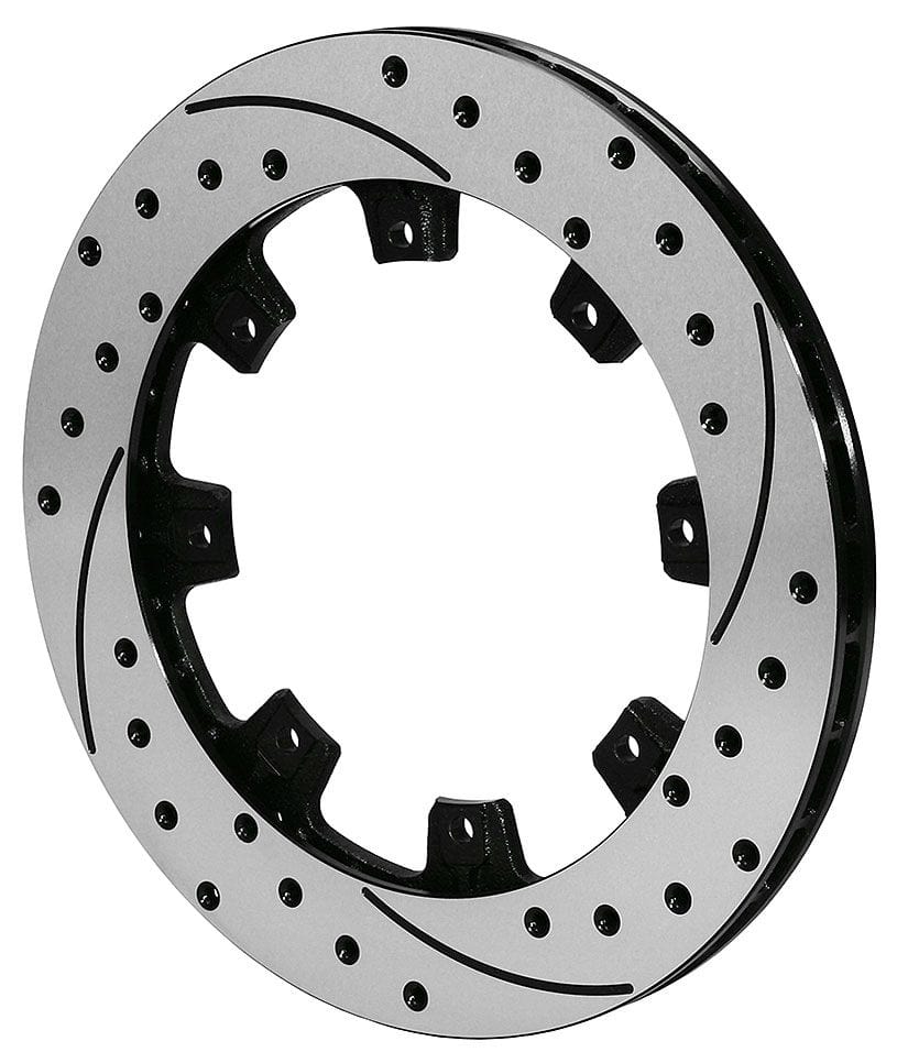 WILWOOD Wilwood SRP Drilled Rotor 12.19", L/H .810" Thick, 8 x 7.62" PCD WB160-7106-BK SR