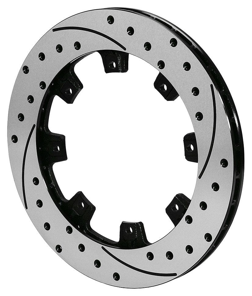 WILWOOD Wilwood SRP Drilled Rotor 12.19", R/H .810" Thick, 8 x 7.62" PCD WB160-7105-BK SR