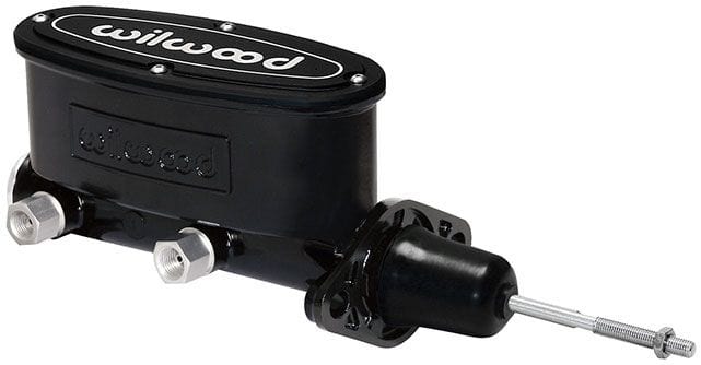 WILWOOD With Pushrod, 15/16" Bore, Black Finish Wilwood Aluminium Tandem Master Cylinder WB260-13375-BK SR