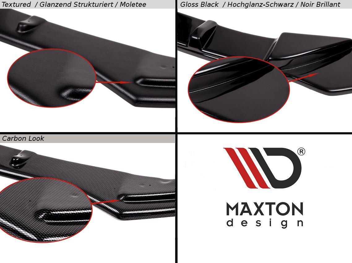 Front Splitter Ford Focus MK3 Standard (Facelift) 2015 - Maxton Design