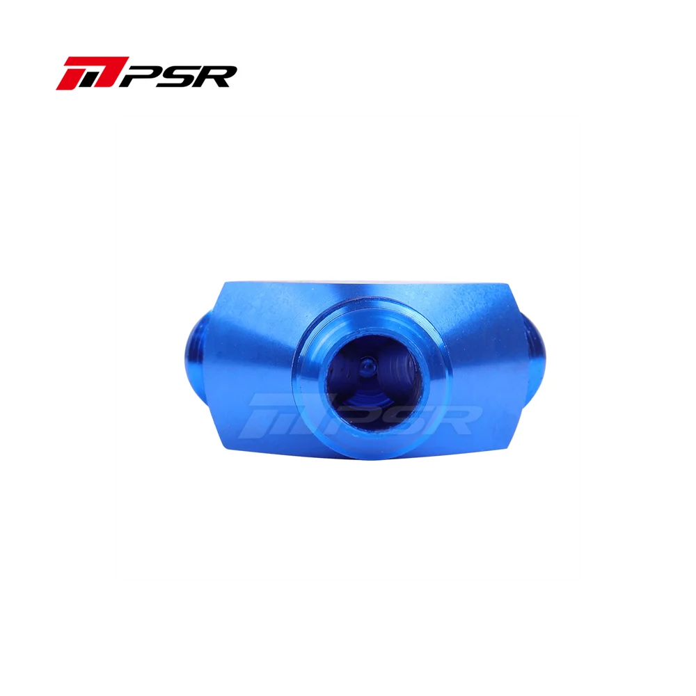 Pulsar PSR Y Block Fitting 10AN to 2x8AN Male Flare Splitter Adapter Aluminum Blue (PULSAR-ADP0002)