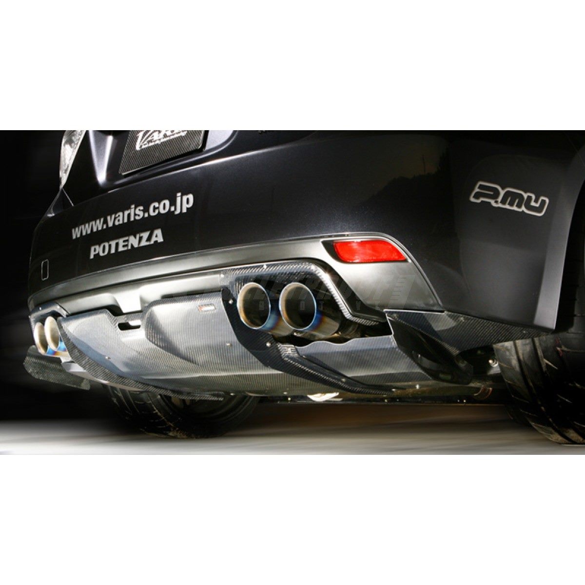 Luxury Sports Varis Style Rear Diffuser For Subaru GRB V11