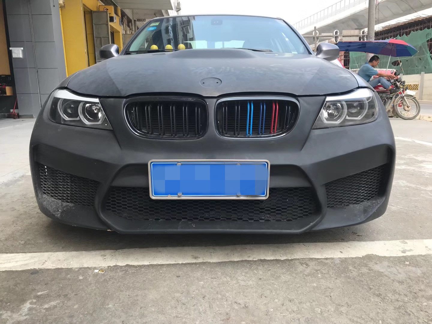 Luxury Sports E90 M5 Conversion Style Front Bumper For BMW E90 LCI 09-12 -PP