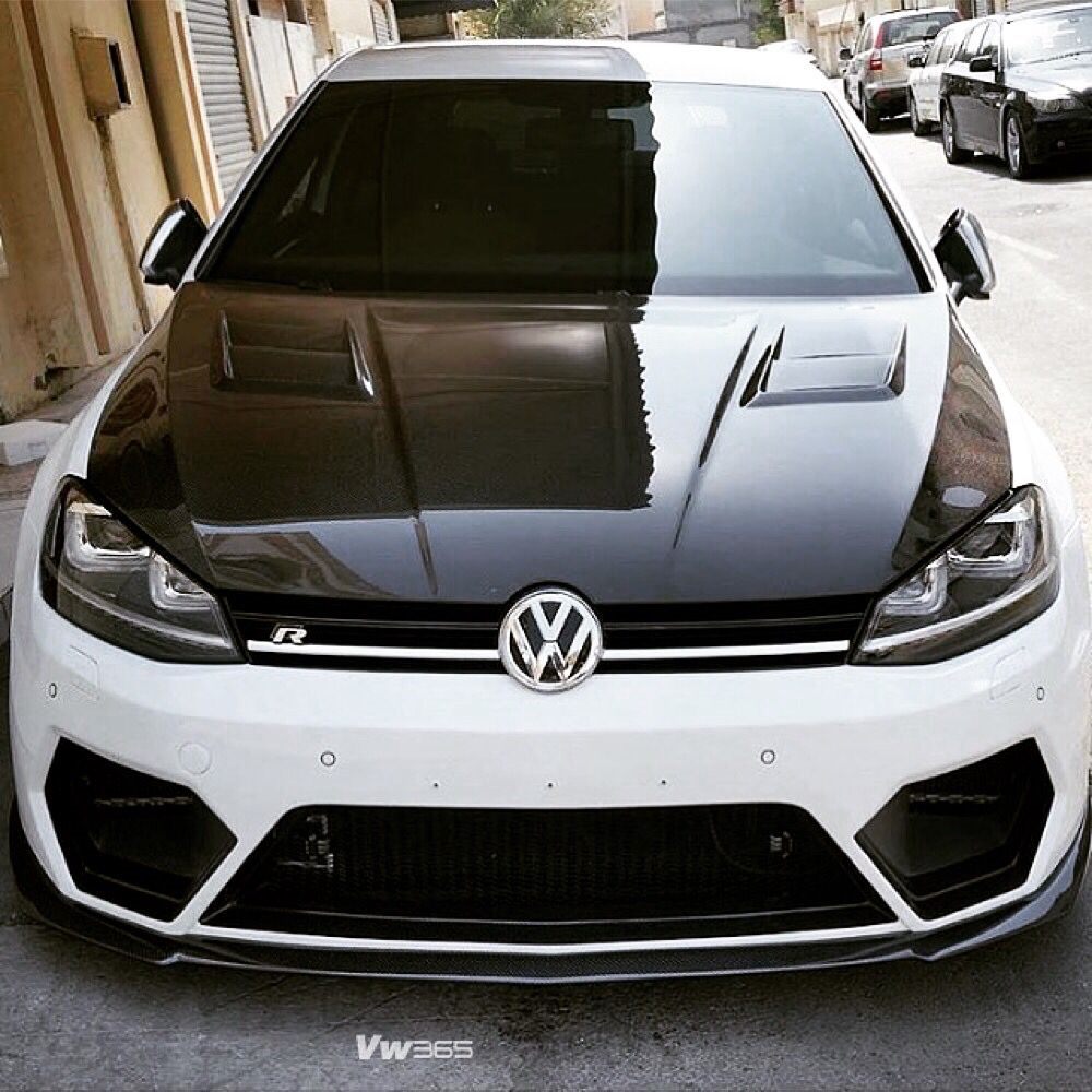 Luxury Sports TR Style Carbon Bonnet For VW Golf Mk7 -PP