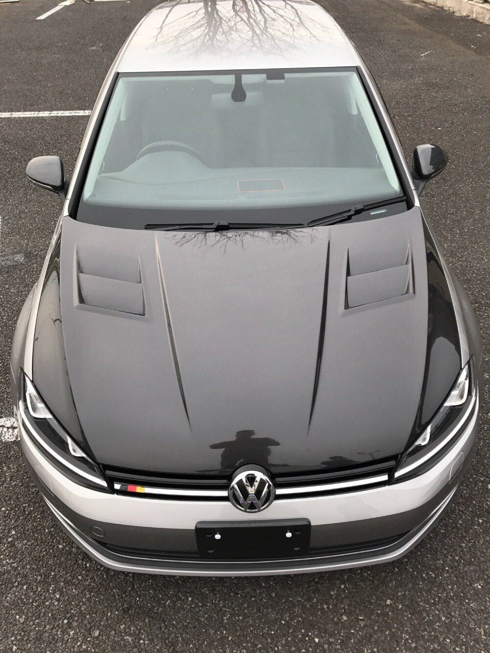 Luxury Sports TR Style Carbon Bonnet For VW Golf Mk7 -PP