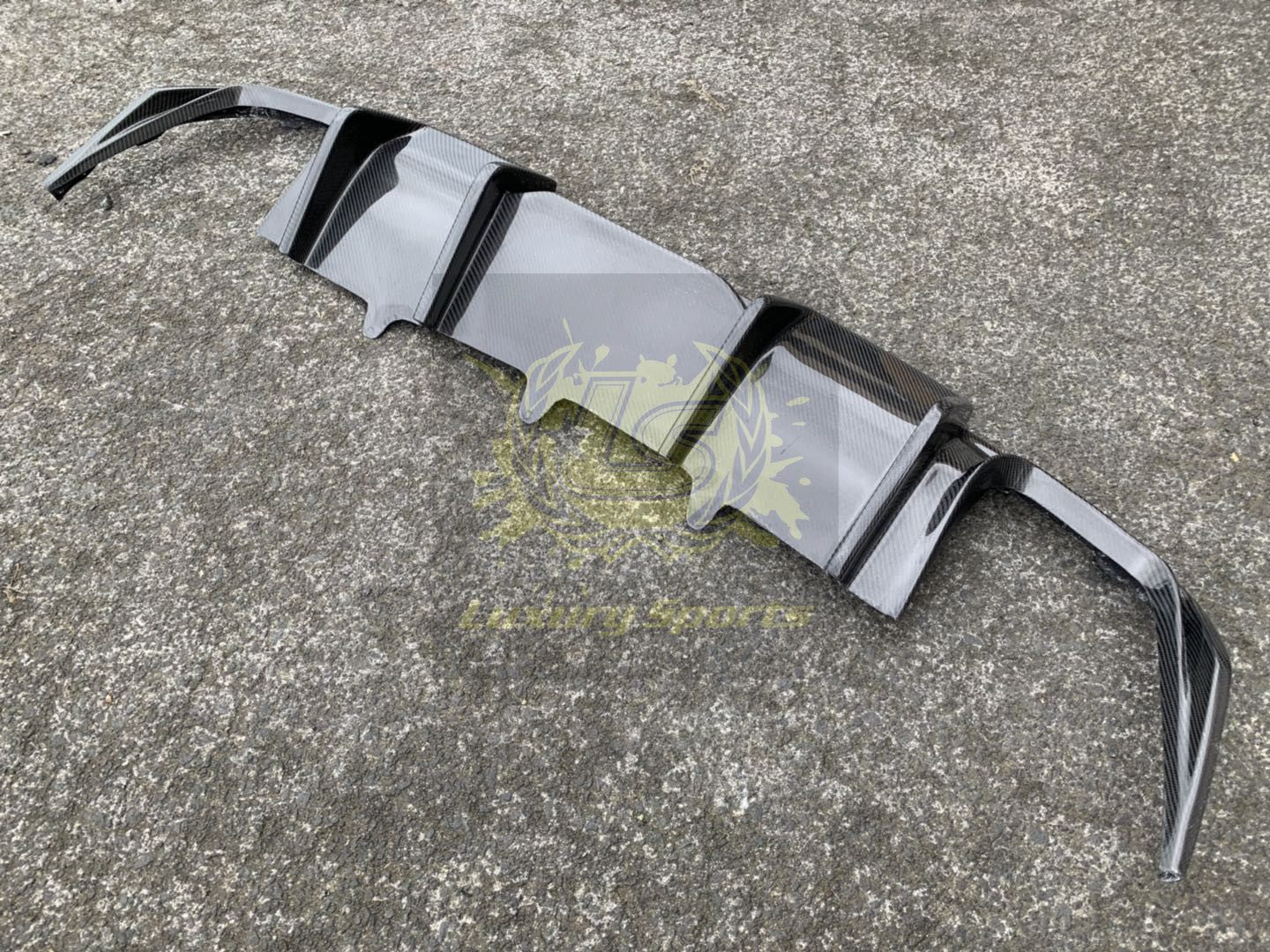 Luxury Sports Carbon Rear Diffuser For Audi A6 09-11