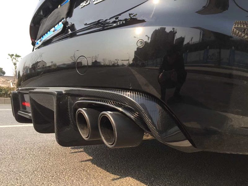 Luxury Sports Carbon Rear Diffuser For Audi A6 09-11