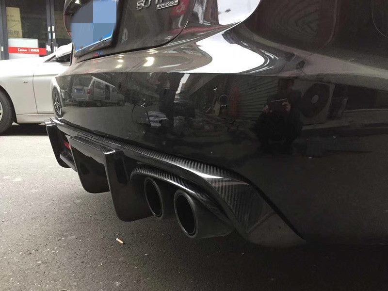 Luxury Sports Carbon Rear Diffuser For Audi A6 09-11