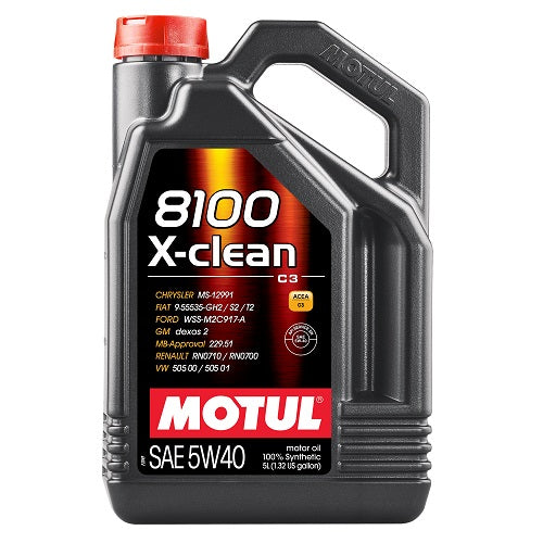 8100 X-CLEAN GEN 2 5W40 5L Motul 109897