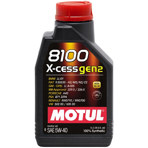 8100 X-CESS GEN2 5W40 1L Motul 109910