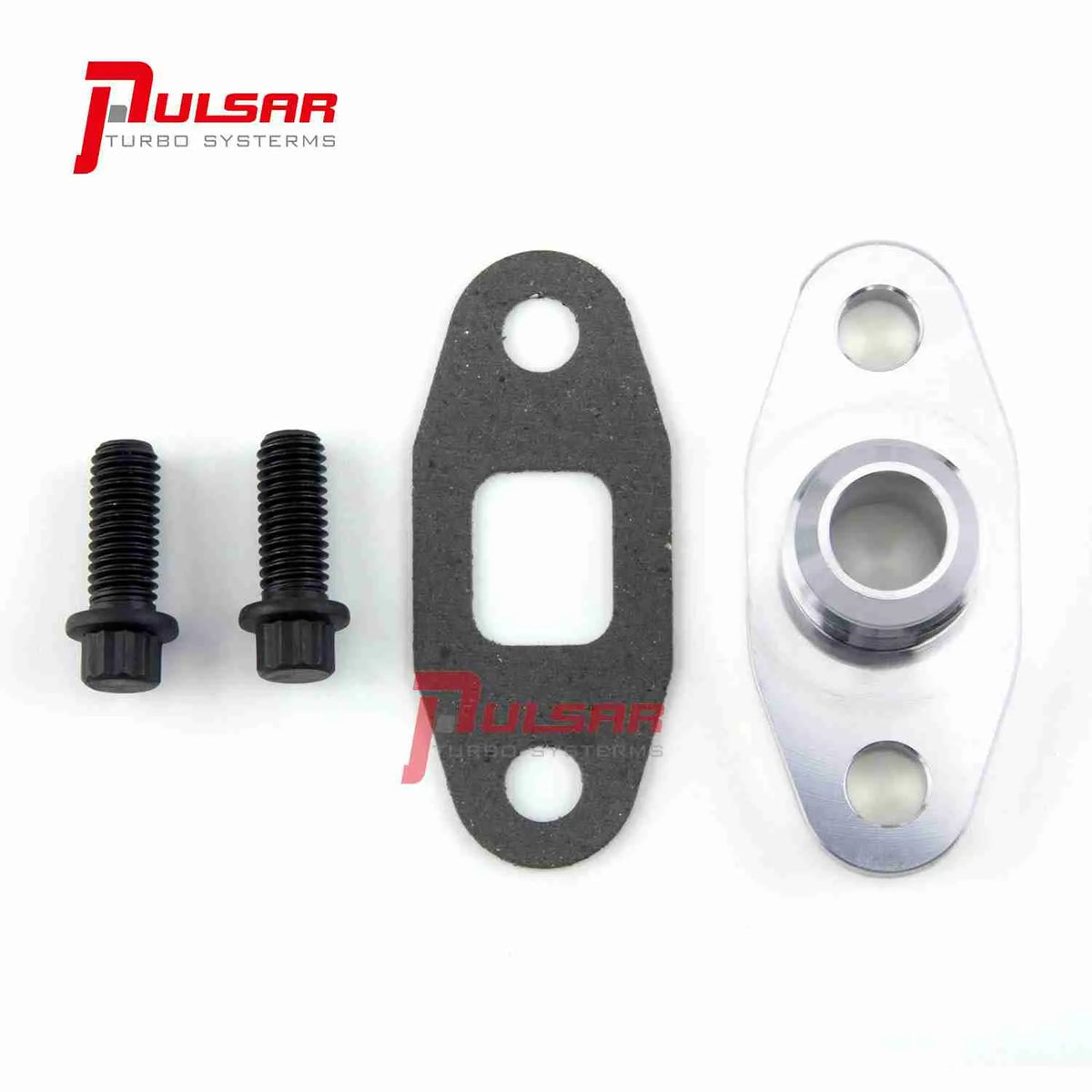 Pulsar Oil Drain Flange Install Kit for Precision Turbo T4 T67 T72 T76 T78 (PULSAR-FLC0015)