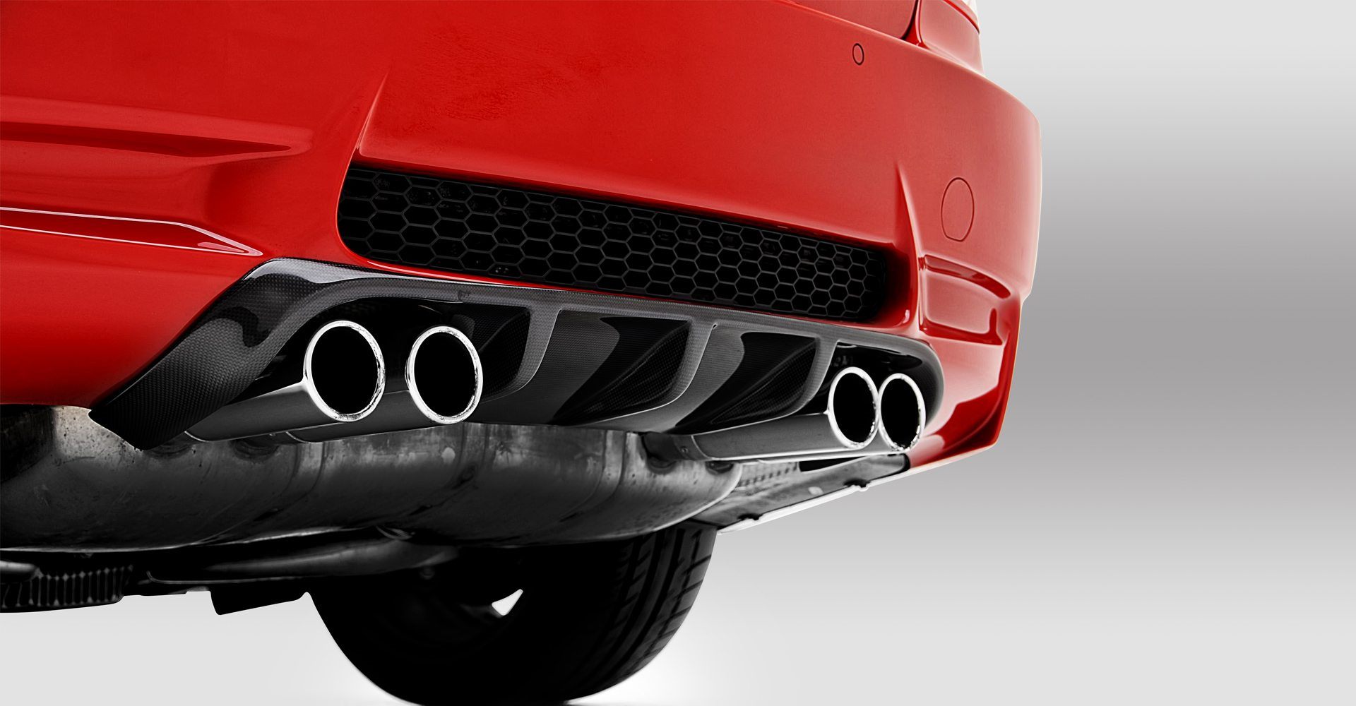 Luxury Sports Vorsteiner Style Rear Diffuser For BMW E92 M3 -PP