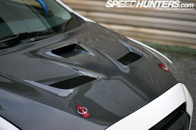 Luxury Sports Varis V1 Style Carbon Bonnet For Mitsubishi EVO X -PP