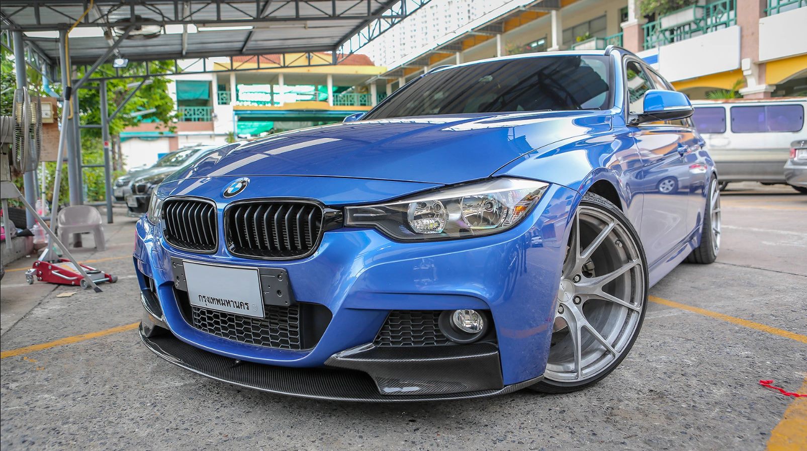 Luxury Sports M Performance Style Front Lip For BMW F30 M Sport -PP