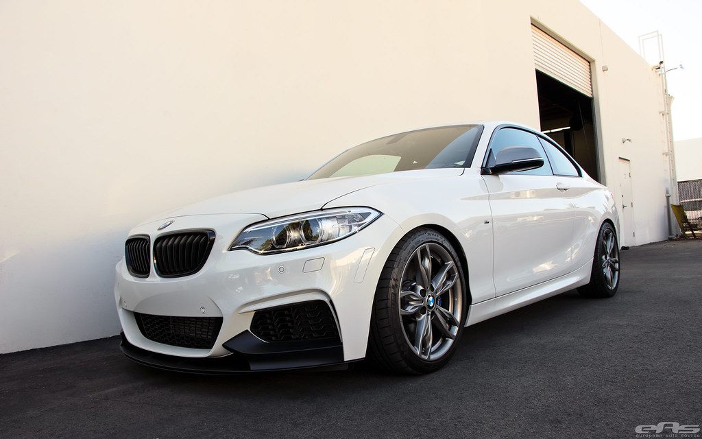 Luxury Sports Performance Style Front Lip For BMW F22 Mtech Bumper