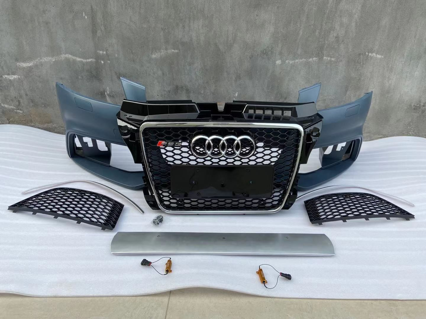 Luxury Sports RS3 Style Front Bumper With Grill Audi A3 8P 08-12 -PP