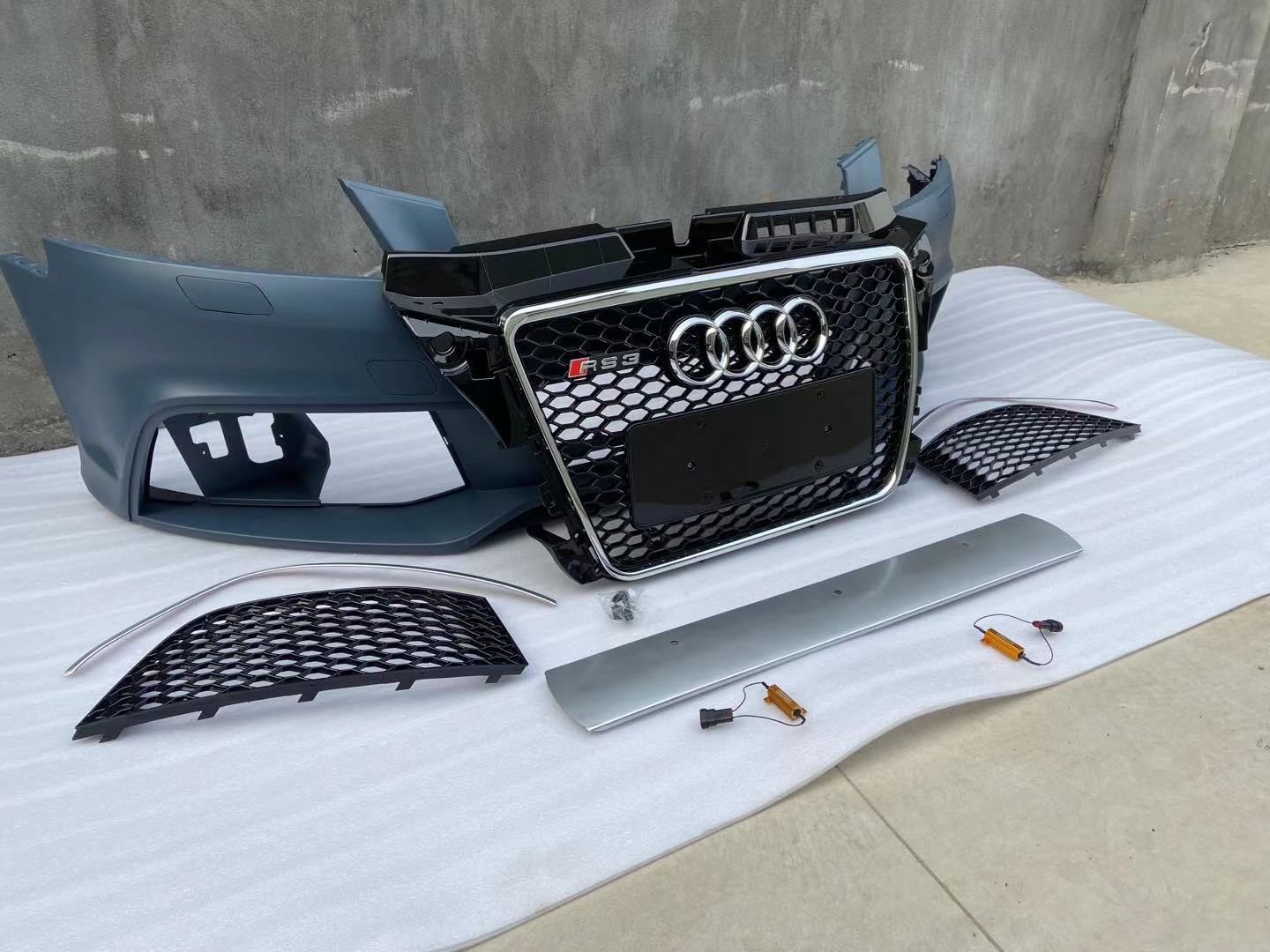 Luxury Sports RS3 Style Front Bumper With Grill Audi A3 8P 08-12 -PP