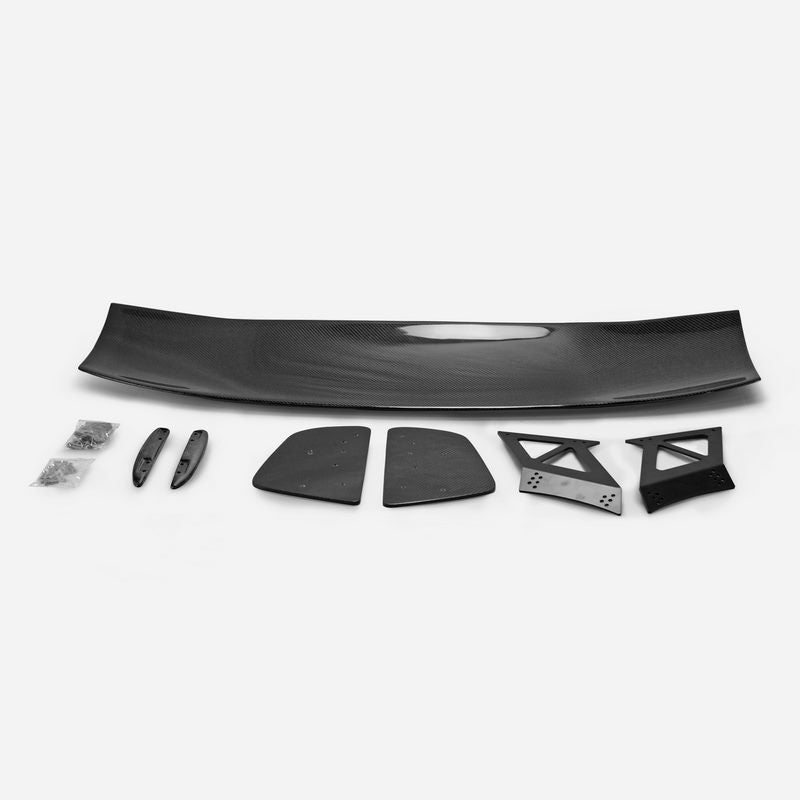 Luxury Sports Voltex Style Carbon GT Spoiler For Subaru Impreza STI V7-10