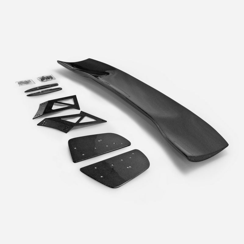 Luxury Sports Voltex Style Carbon GT Spoiler For Subaru Impreza STI V7-10