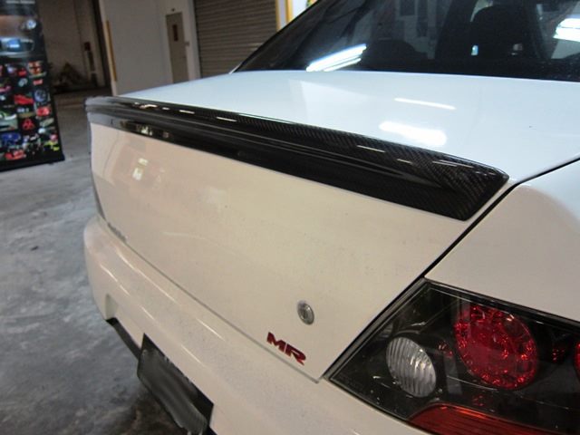 Luxury Sports Type 2 Boot Spoiler For Mitsubishi EVO 7-9 Fiberglass