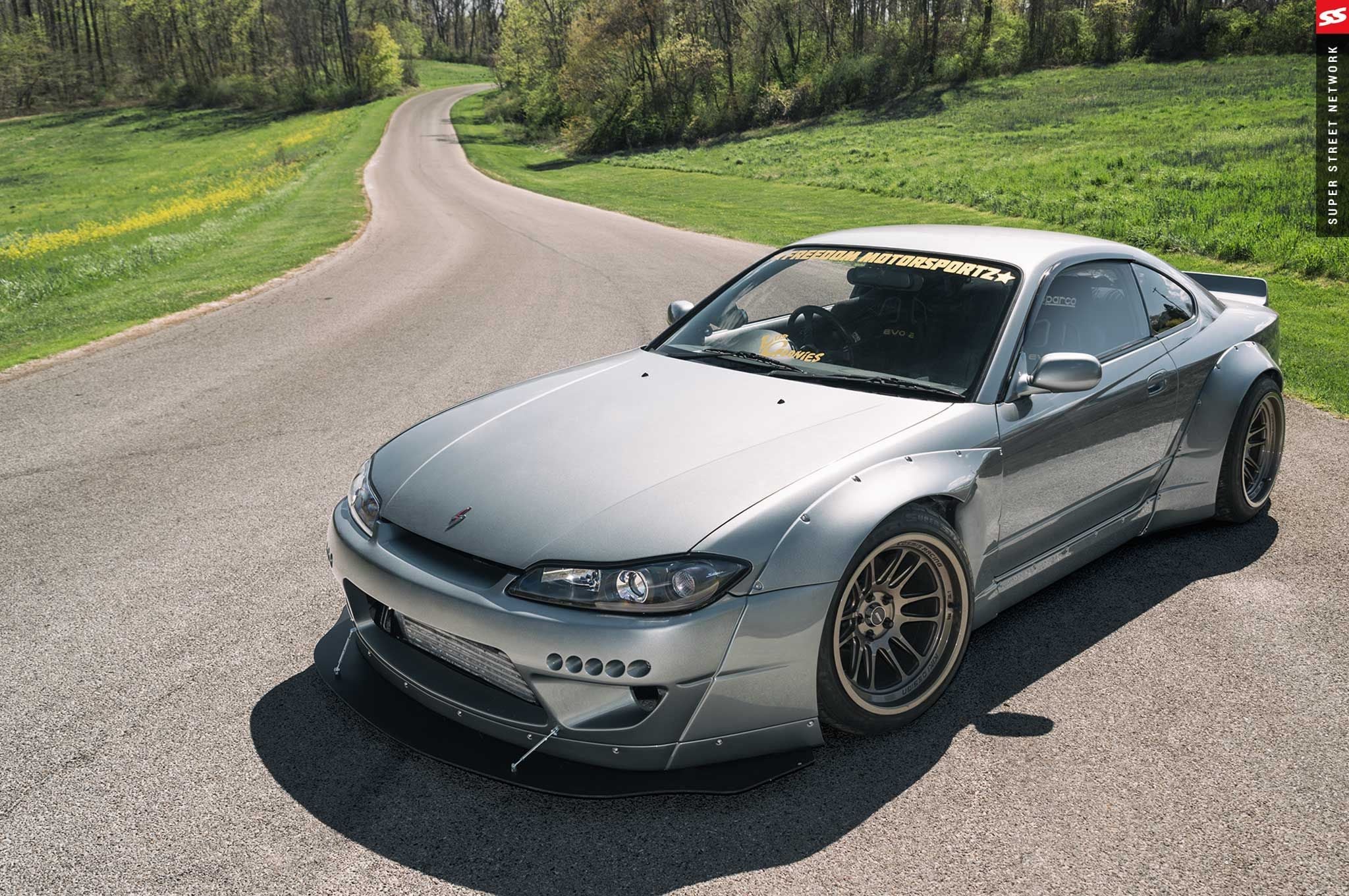 Luxury Sports Rocket Bunny Style Front Flares For Nissan Silvia S15