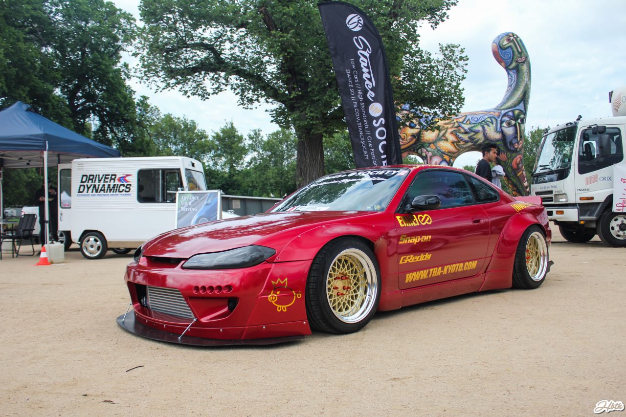 Luxury Sports Rocket Bunny Style Front Flares For Nissan Silvia S15