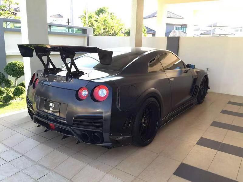 Luxury Sports Varis Euro Edition Carbon Rear GT Spoiler For Nissan R35 GTR -PP